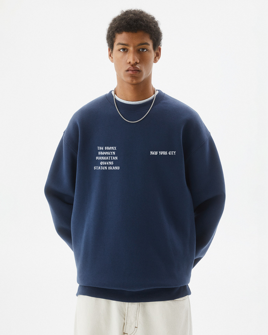 Bronx Navy Blue Sweatshirt